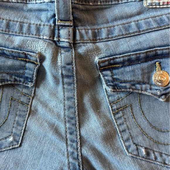 True Religion Slim Straight Low Rise Jeans - Picture 5 of 13